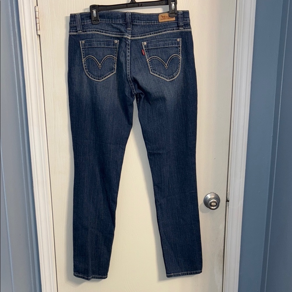 Levi's Women's Boot Cut Jeans - Dark Blue - Picture 5 of 7